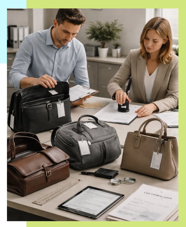 Сертификация сумок в Ростове от 7697 руб. | Алешин-Рсв