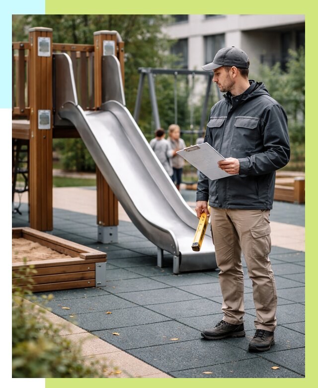 Сертификация детских площадок в Ростове от 25658 р. | Алешин-Рсв