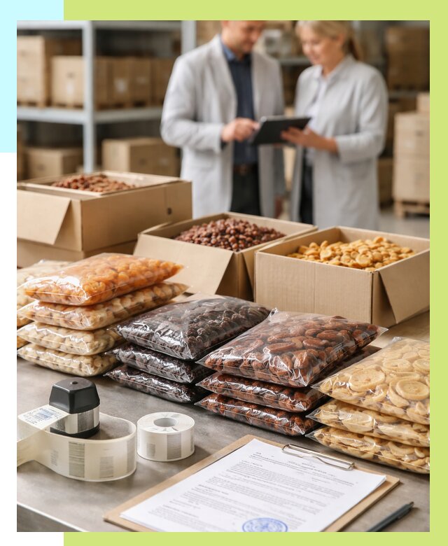 Сертификация сухофруктов в Ростове от 12316 р. | Алешин-Рсв под ключ