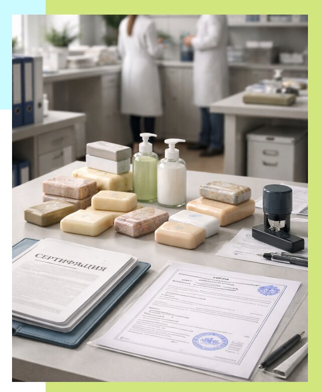 Сертификация мыла и сертификат на мыло в Ростове от 12316 | Алешин-Рсв