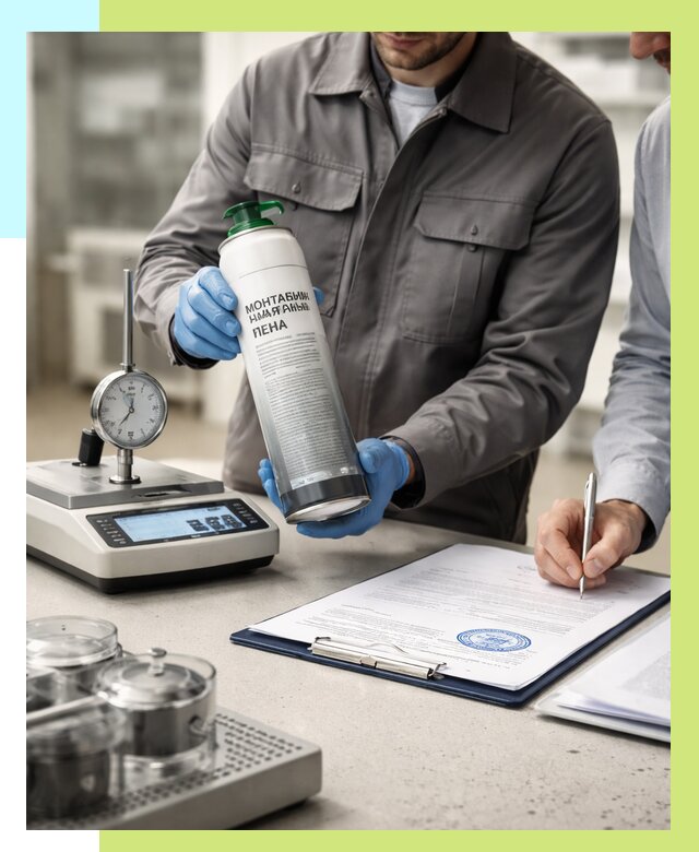 Сертификация монтажной пены в Ростове от 15395 р. | Алешин-Рсв