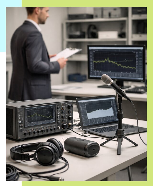 Сертификация аудиотехники в Ростове от 15395 р., Алешин-Рсв