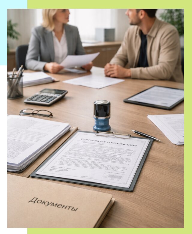 Сертификат соответствия на продукцию в Ростове от 15395 р.|Алешин-Рсв