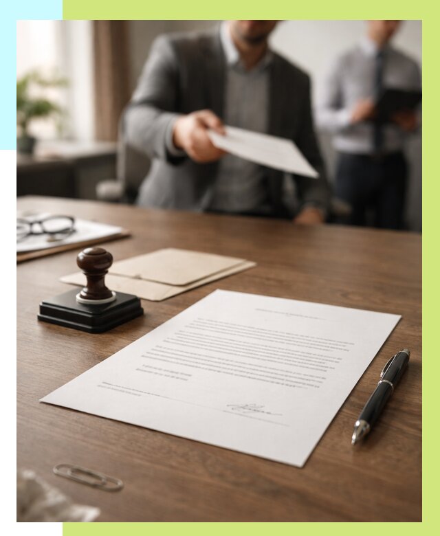 Отказное письмо по сертификации в Ростове от 3592 р. | Алешин-Рсв