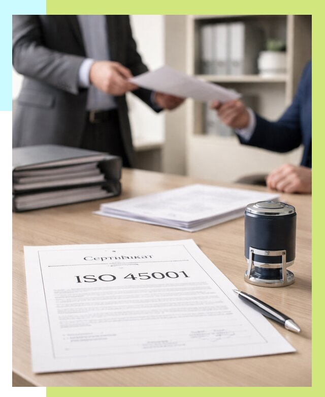 Сертификат ISO 45001 в Ростове под ключ от 46184 р. | Алешин-Рсв