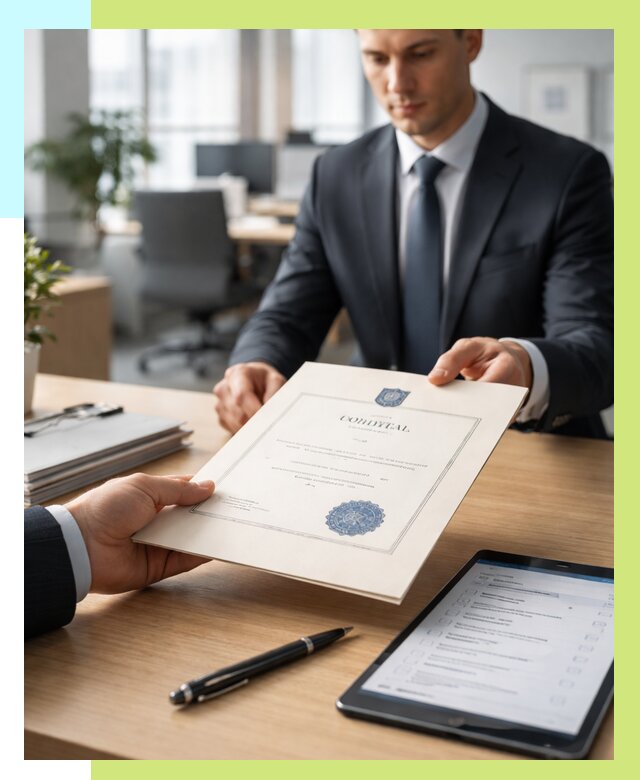 Сертификат ISO 30301 в Ростове от 35921 р. | Алешин-Рсв - под ключ